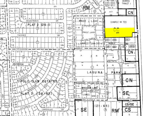 1195 S Congress Ave, West Palm Beach, FL for lease - Plat Map - Image 2 of 12