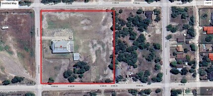 1111 E D Ave, Kingsville, TX - Aérien  Vue de la carte