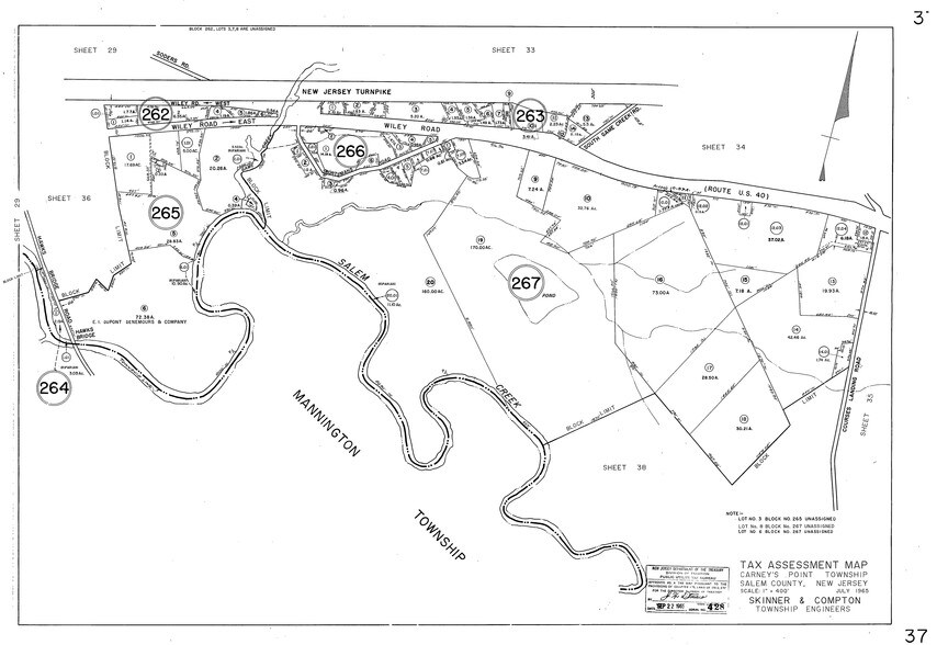 896-900 Courses Landing Rd, Penns Grove, Carneys Point, NJ à vendre - Plan cadastral - Image 2 de 80
