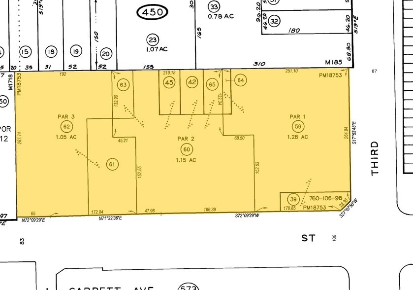 303 H St, Chula Vista, CA for lease - Plat Map - Image 2 of 15