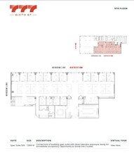 777 6th St NW, Washington, DC à louer Plan d  tage- Image 1 de 1