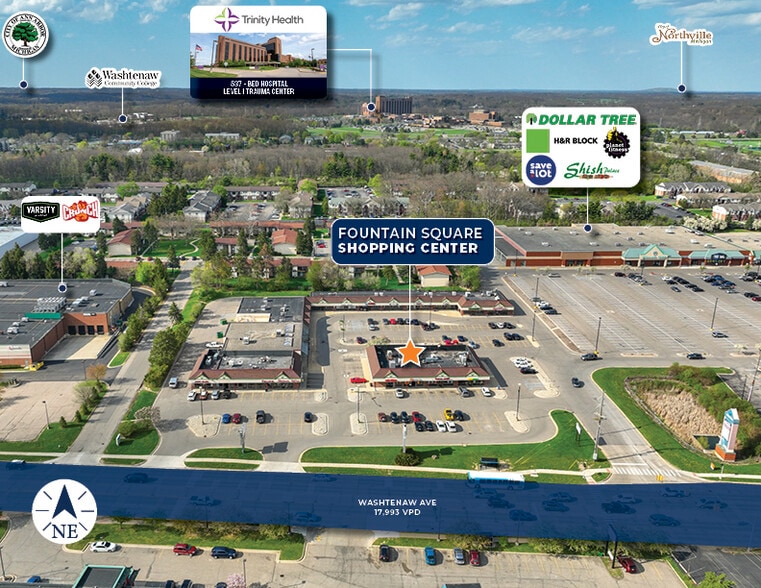 2864-2872 Washtenaw Ave, Ypsilanti, MI for sale - Building Photo - Image 2 of 8