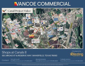 Plus de détails pour SEC Broad St & Reserve Way, Mansfield, TX - Commerce de détail à louer