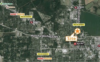 Plus de détails pour 417 University Dr, Pine Bluff, AR - Commerce de détail à louer