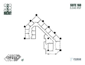 12221 Merit Dr, Dallas, TX à louer Plan d’étage- Image 1 de 1