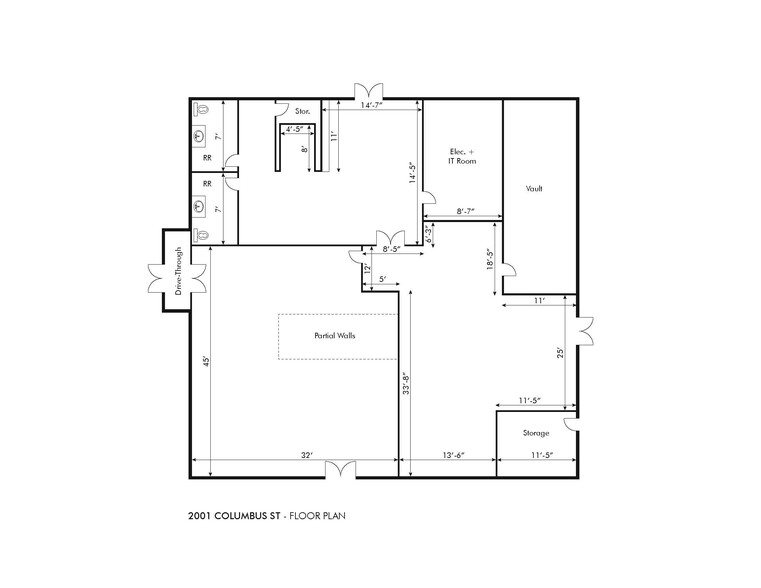 2001 Columbus St, Bakersfield, CA for sale - Floor Plan - Image 3 of 4