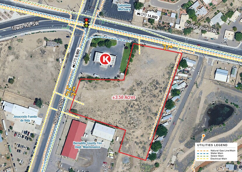 SEC Bridge & Old Coors, Albuquerque, NM à vendre - Photo du bâtiment - Image 2 de 3