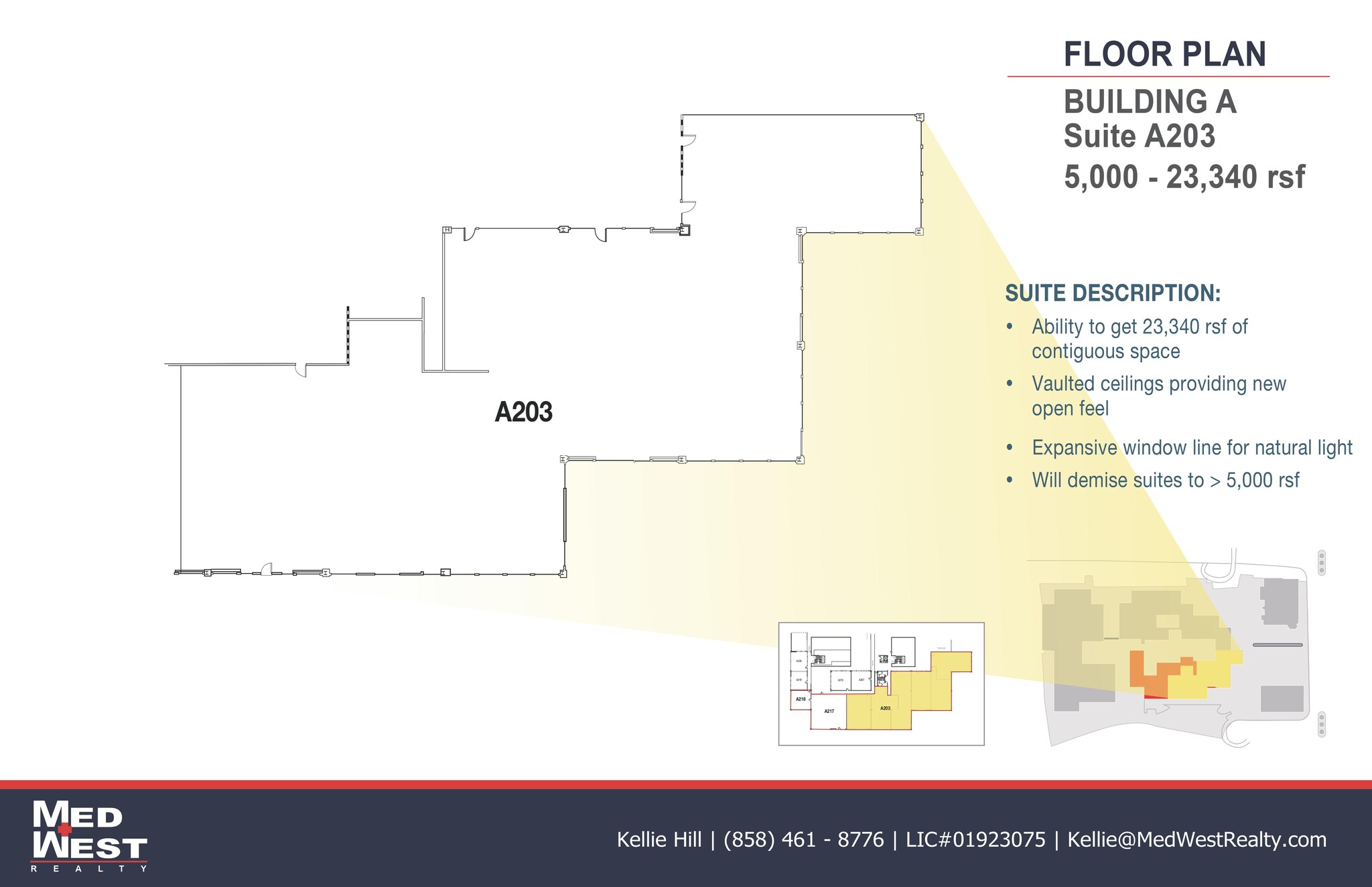 8950 Villa La Jolla Dr, La Jolla, CA for lease Floor Plan- Image 1 of 1