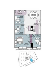 1025 Connecticut Ave NW, Washington, DC à louer Plan d’étage- Image 1 de 1