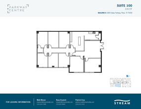 2805 Dallas Pkwy, Plano, TX à louer Plan d’étage- Image 1 de 1