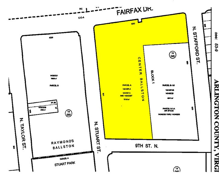 901 N Stuart St, Arlington, VA à louer - Plan cadastral - Image 2 de 25