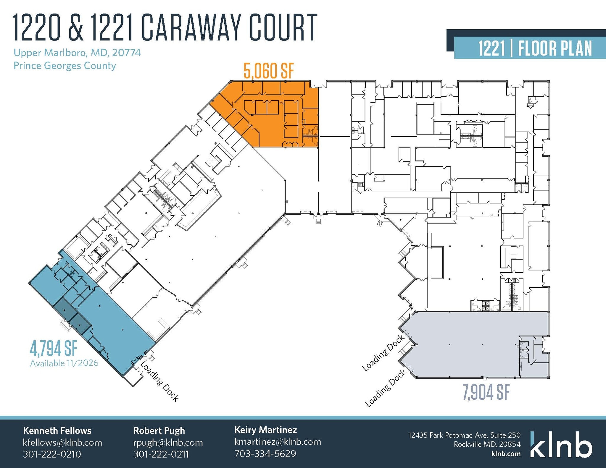 1221 Caraway Ct, Largo, MD à louer Plan d’étage- Image 1 de 1