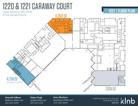 1221 Caraway Ct, Largo, MD à louer Plan d’étage- Image 1 de 1