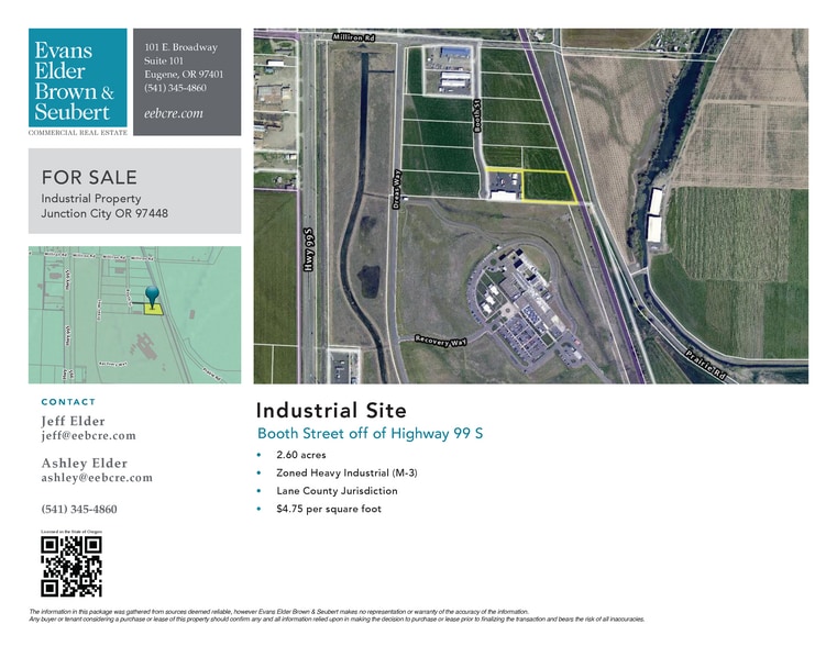 near Booth Street & Milliron Road, Junction City, OR for sale - Building Photo - Image 3 of 5