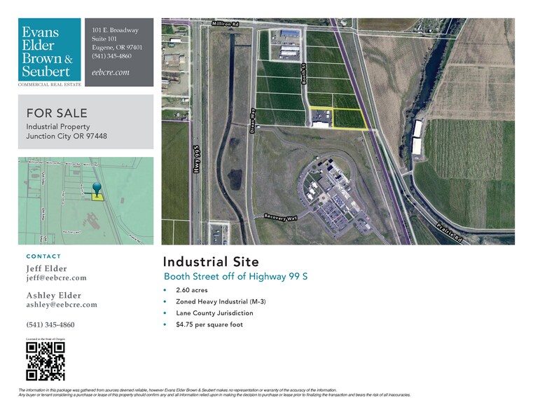 near Booth Street & Milliron Road, Junction City, OR à vendre - Photo du bâtiment - Image 3 de 5