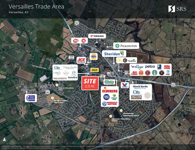 135 AP Indy ln, Versailles, KY for sale - Aerial - Image 1 of 2