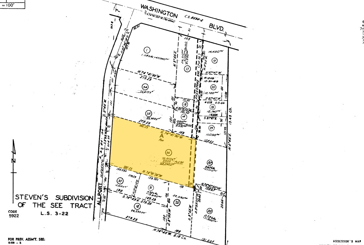 8106-8120 Allport Ave, Santa Fe Springs, CA for lease Plat Map- Image 1 of 3