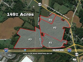 149± Acres HWY 64, I-40 frontage, SEWER, Exit - Truck Stop