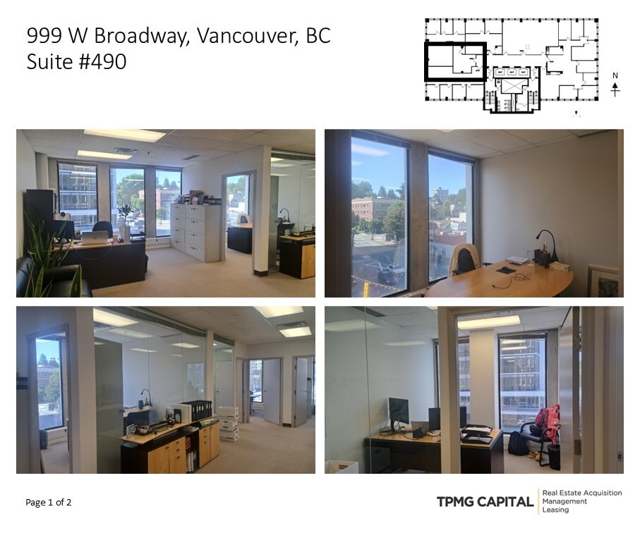 999 W Broadway, Vancouver, BC for lease Interior Photo- Image 1 of 2