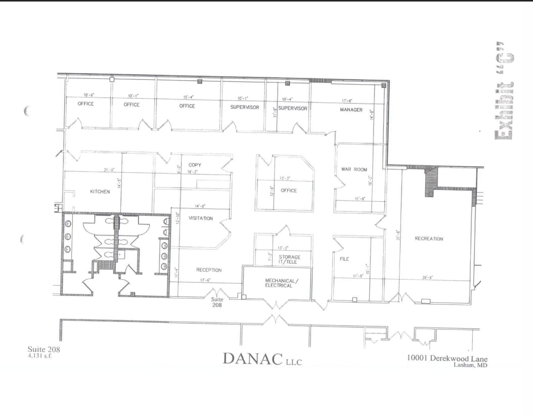 10001 Derekwood Ln, Lanham, MD for lease Floor Plan- Image 1 of 1