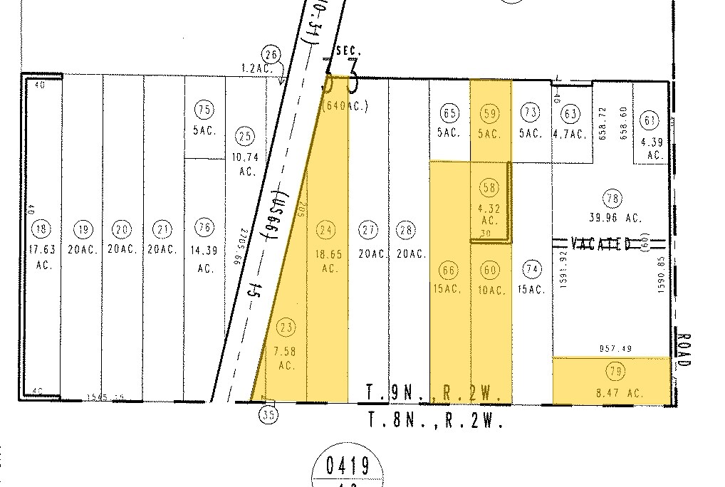 Arbuckle & Outlet Center, Barstow, CA à vendre Plan cadastral- Image 1 de 2