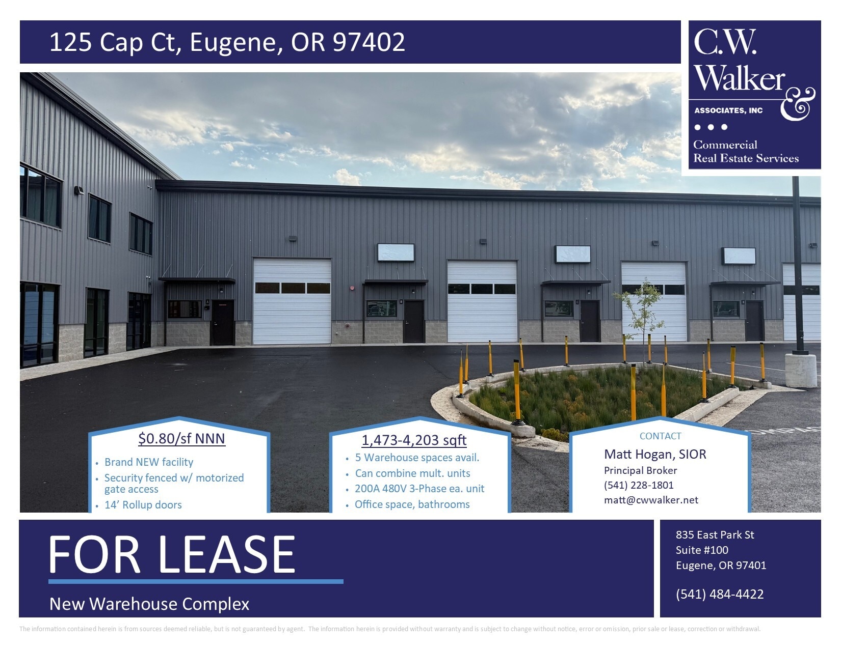 125 Cap Ct, Eugene, OR for lease Interior Photo- Image 1 of 1