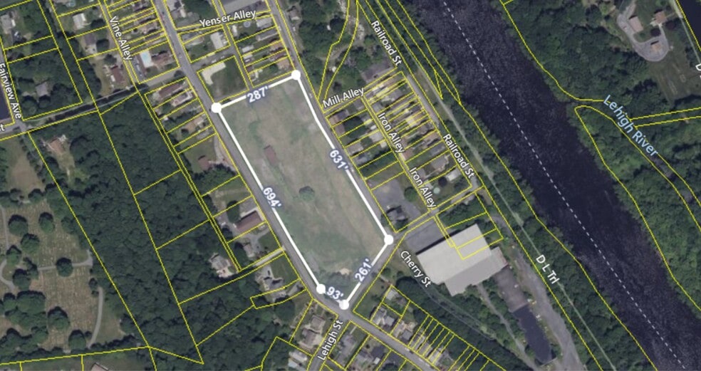 311 Walnut St, Slatington, PA for lease - Aerial - Image 1 of 2