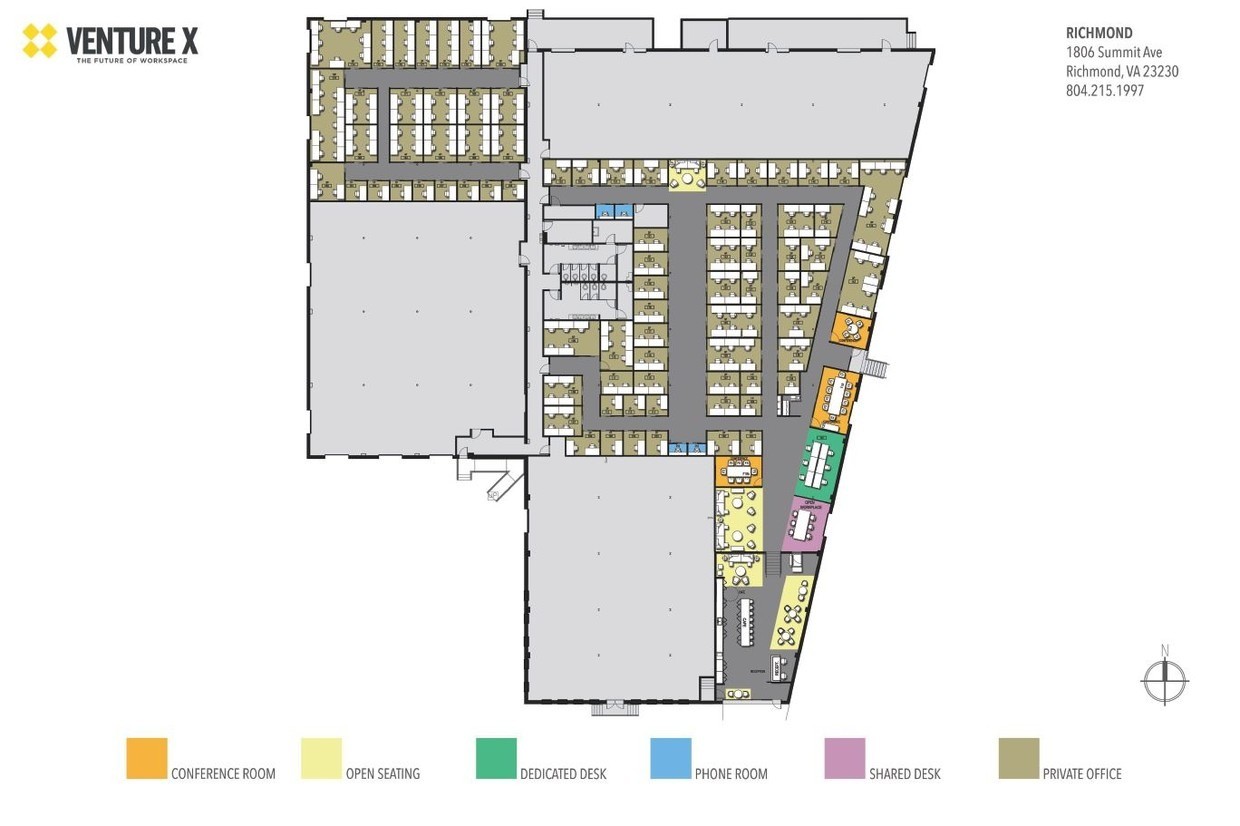 1806 Summit Ave, Richmond, VA à louer Plan d’étage- Image 1 de 2