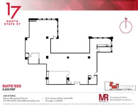 17 N State St, Chicago, IL for lease Floor Plan- Image 1 of 11