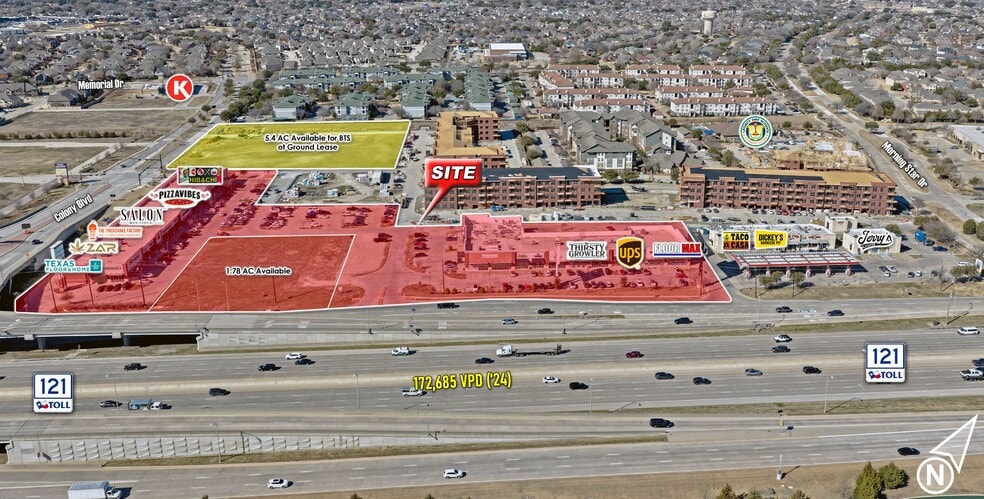 5620 S Colony Blvd, The Colony, TX for lease - Site Plan - Image 2 of 2