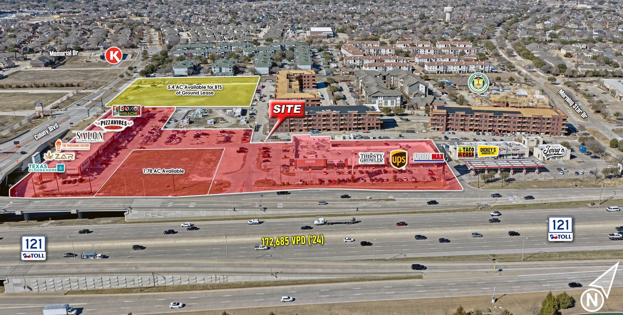 5620 S Colony Blvd, The Colony, TX for lease Site Plan- Image 1 of 3