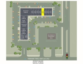 4101-4143 Tamiami Trl E, Naples, FL à louer Plan de site- Image 1 de 1