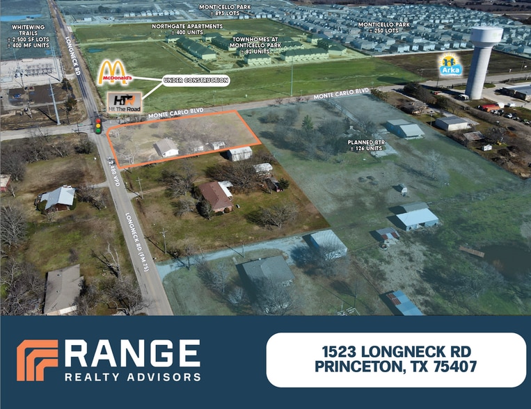 1523 Longneck Rd, Princeton, TX à vendre - Aérien - Image 1 de 3