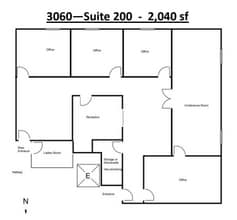 3060-3080 Ogden Ave, Lisle, IL à louer Plan d’étage- Image 1 de 1