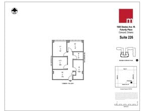 1600 Steeles Ave W, Vaughan, ON for lease Floor Plan- Image 1 of 1