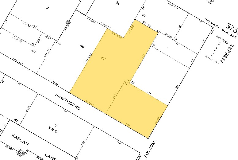 75 Hawthorne St, San Francisco, CA for lease - Plat Map - Image 2 of 9