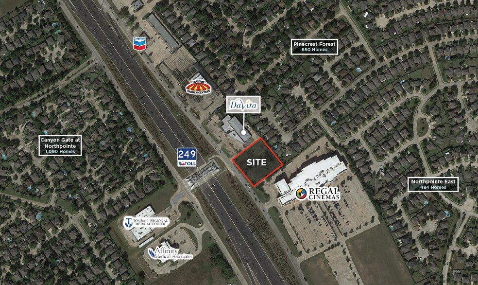 24720 State Highway 249, Tomball, TX for lease - Aerial - Image 2 of 3