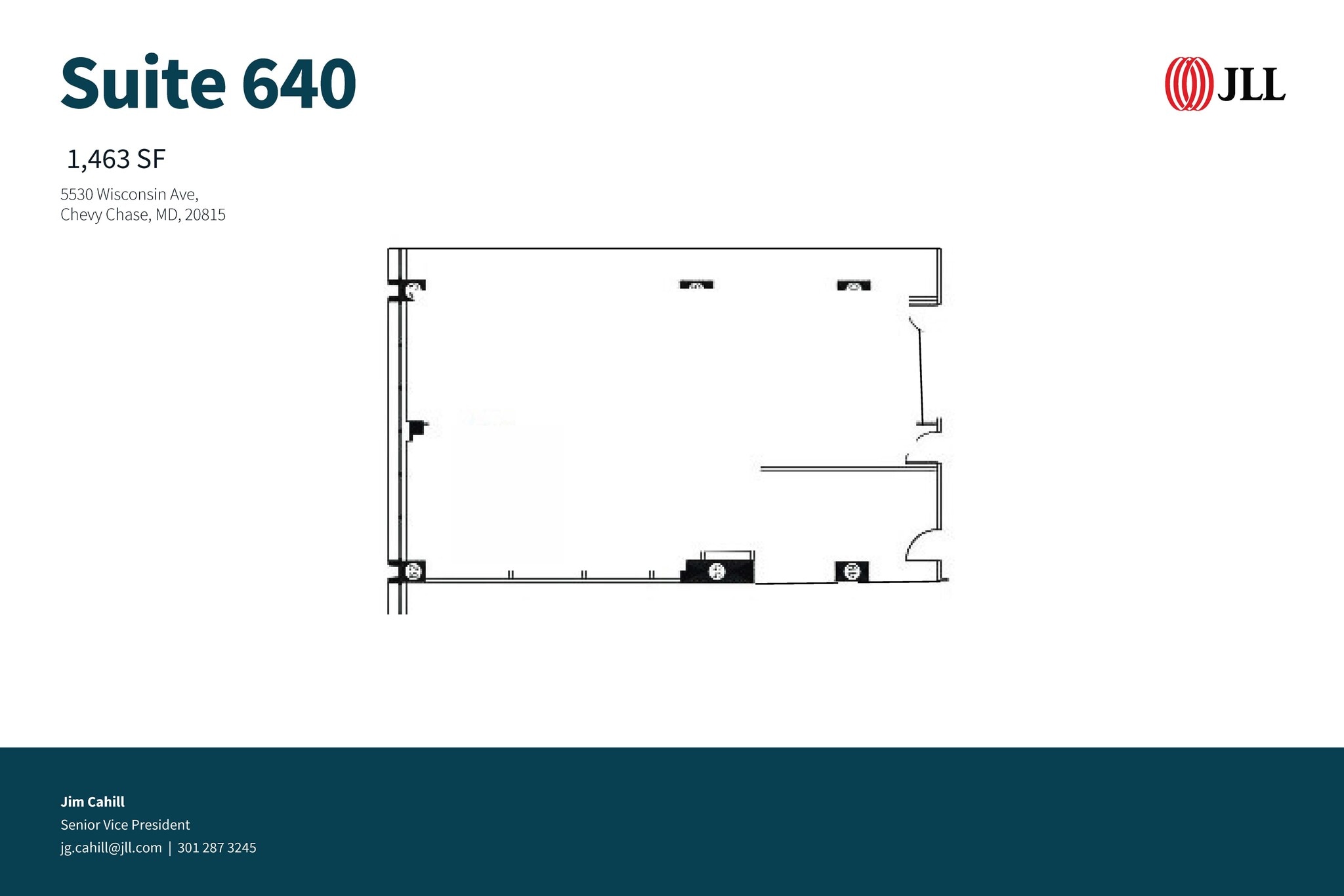 5530 Wisconsin Ave, Chevy Chase, MD for lease Floor Plan- Image 1 of 1