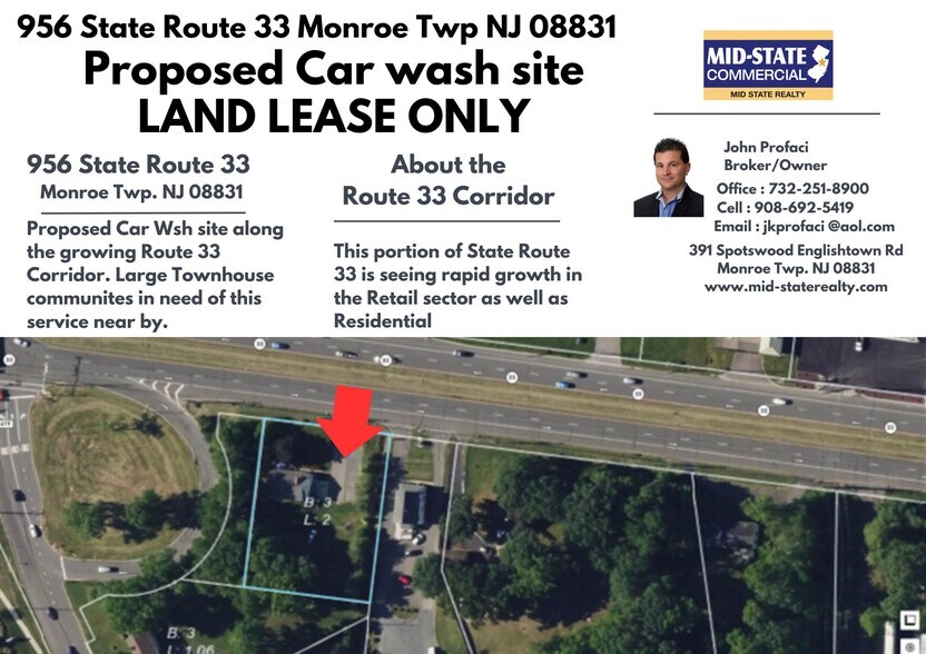 956 NJ-33, Monroe Township, NJ à louer - Photo principale - Image 2 de 2