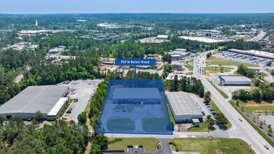 707 N Belair Rd, Evans, GA - AERIAL  map view