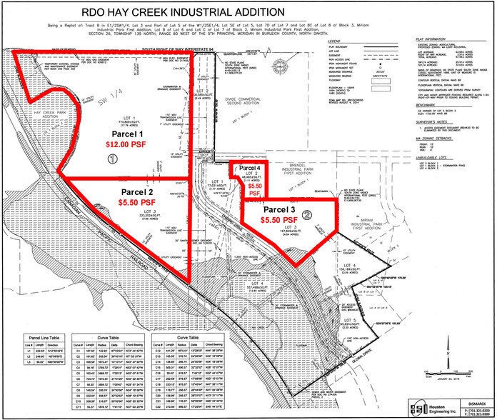 2022 Channel Dr, Bismarck, ND à vendre - Plan cadastral - Image 3 de 3