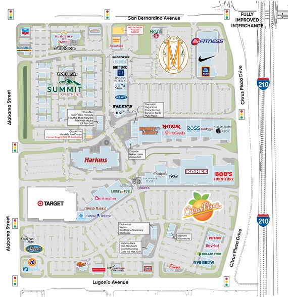 27651 San Bernardino Ave, Redlands, CA à louer - Plan de site - Image 2 de 14