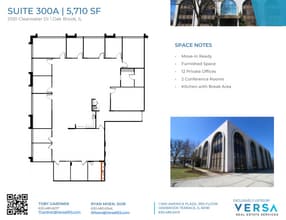 2100 Clearwater Dr, Oak Brook, IL à louer Plan d’étage- Image 1 de 1