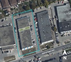 266-288 Eddystone Ave, Toronto, ON - AERIAL  map view