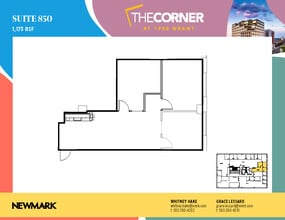 1900 Grant St, Denver, CO à louer Plan d’étage- Image 1 de 1