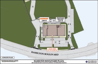 2901 Hamilton Blvd, South Plainfield, NJ à louer Plan de site- Image 1 de 1
