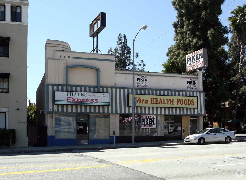 7860-7862 Sunset Blvd, Los Angeles, CA à louer - Photo du bâtiment - Image 3 de 6