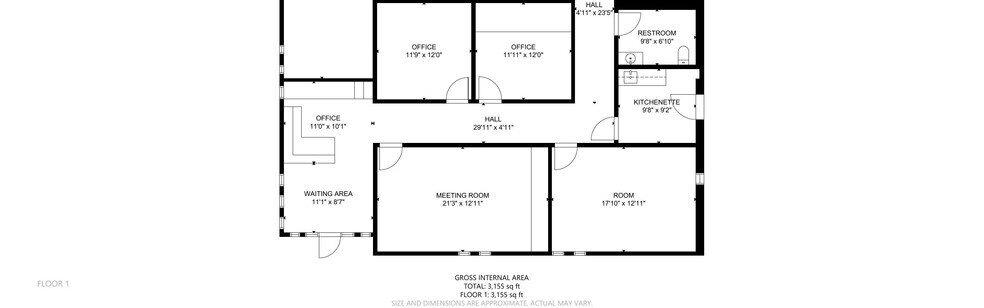 3373 Wynn Rd, Las Vegas, NV à louer - Plan d’étage - Image 2 de 9