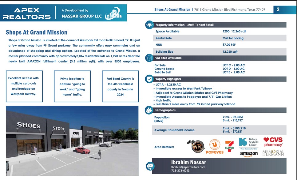 6902 Grand Mission Blvd, Richmond, TX à louer - Photo du bâtiment - Image 2 de 6