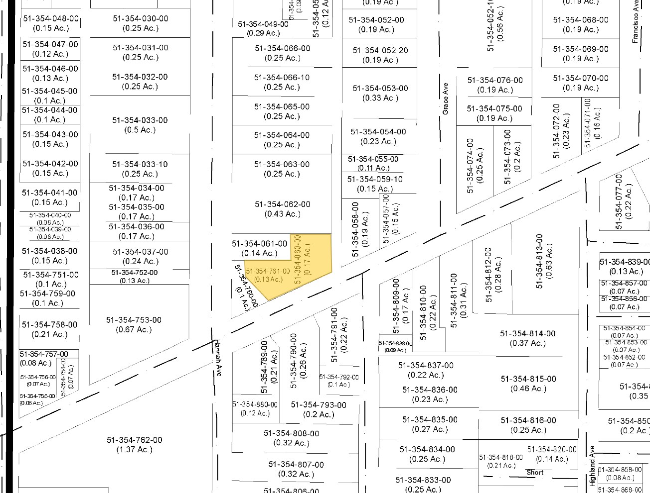 1117 Michigan Ave, Alma, MI for sale Plat Map- Image 1 of 2